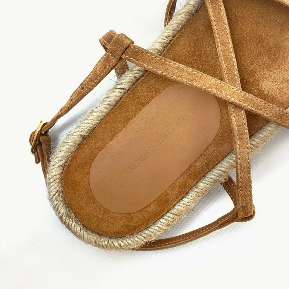 Brochu Walker Shoes | The Dawson Espadrilles Sandal Whiskey Color - Picture 6 of 8